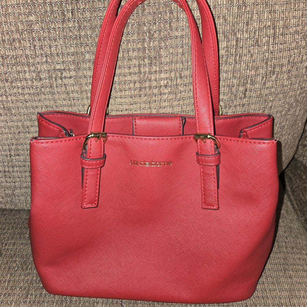 Liz Claiborne Red Satchel Bag
